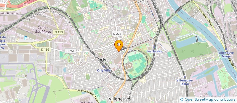 localisation de l'entreprise RANGUIL  ORLY