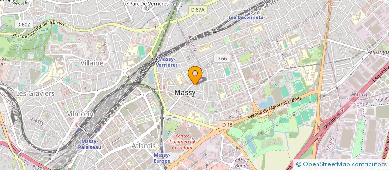 localisation de l'entreprise RANGUIN  MASSY