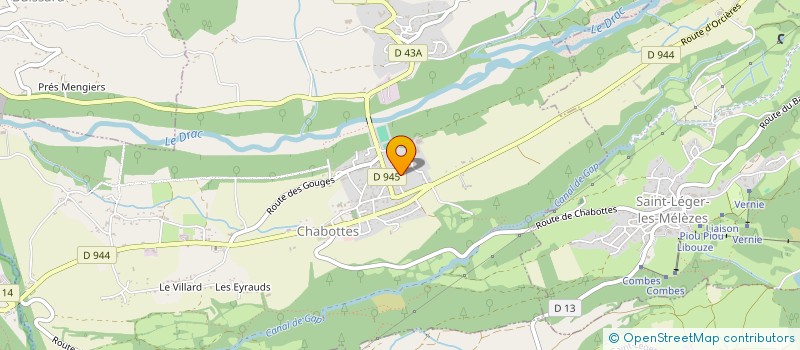 localisation de l'entreprise RANGUIS  CHABOTTES