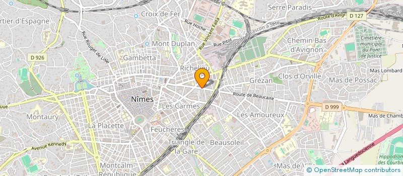 localisation de l'entreprise RANI-COIFFE  NIMES