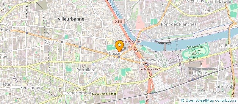 localisation de l'entreprise RANI COIFFURE  VILLEURBANNE