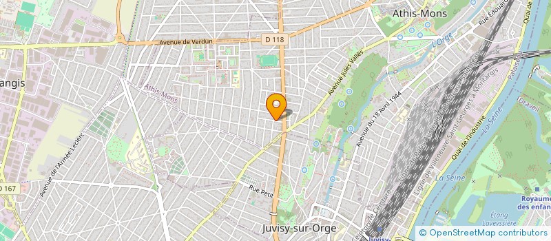 localisation de l'entreprise RANIA à ATHIS-MONS