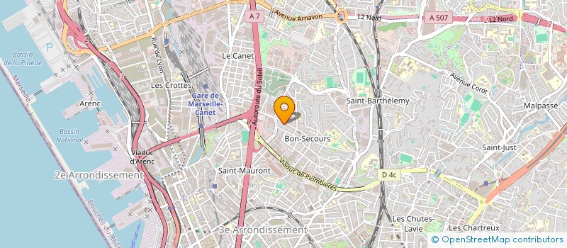 localisation de l'entreprise RANIA à MARSEILLE