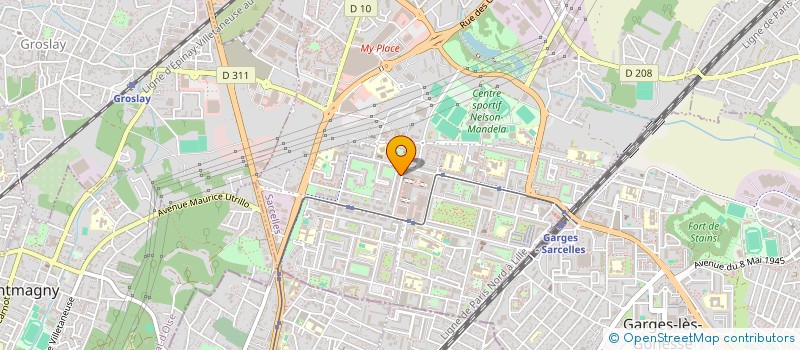 localisation de l'entreprise RANIA AYA  SARCELLES