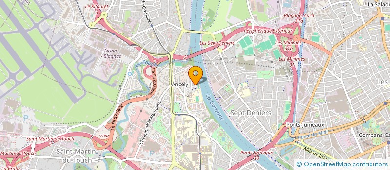 localisation de l'entreprise RANIA TRANSPORT  TOULOUSE