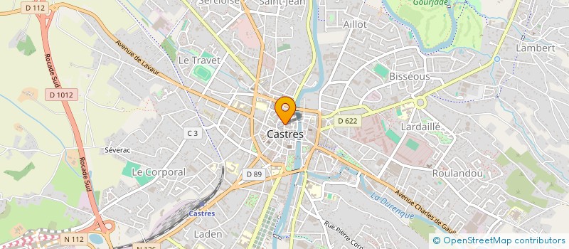 localisation de l'entreprise RANICALBI  CASTRES