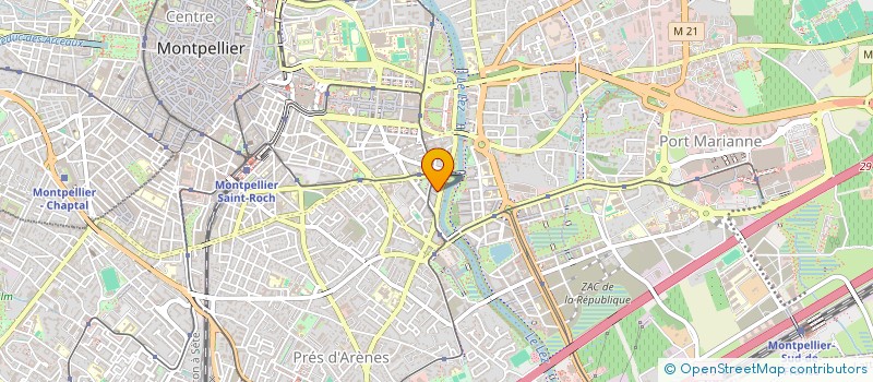 localisation de l'entreprise RANICAVES à MONTPELLIER