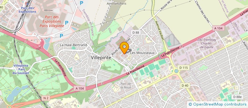 localisation de l'entreprise RANIMEBAT à VILLEPINTE