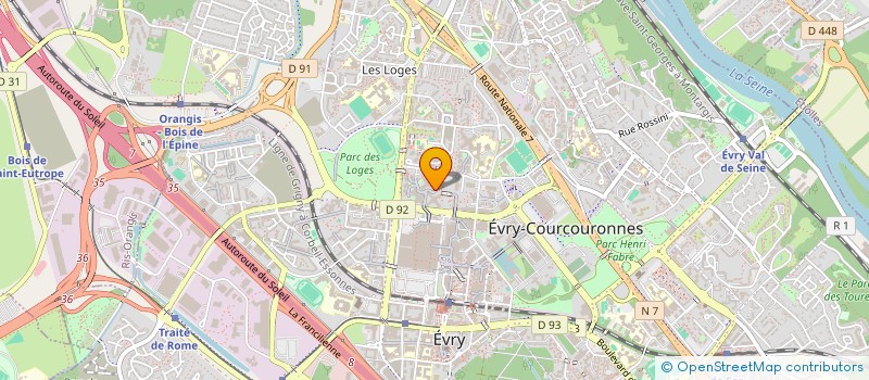 localisation de l'entreprise RANIYA IMMO à EVRY-COURCOURONNES