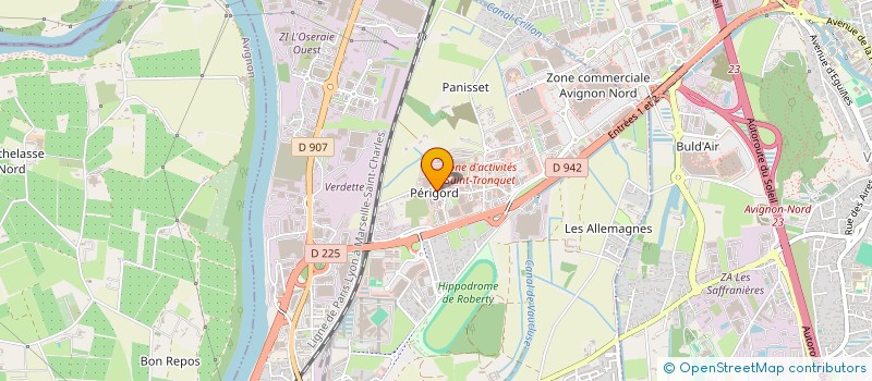 localisation de l'entreprise RANJ  AVIGNON