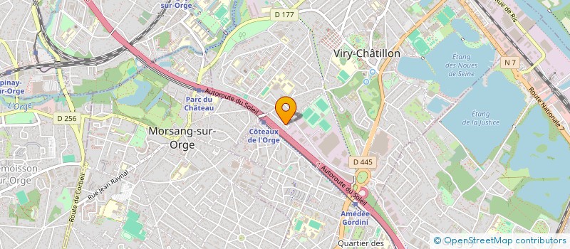 localisation de l'entreprise RANJHA à VIRY-CHATILLON