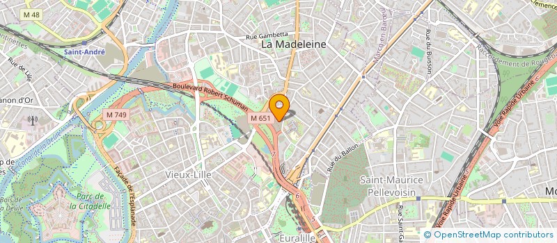 localisation de l'entreprise RANKDAT à LA MADELEINE