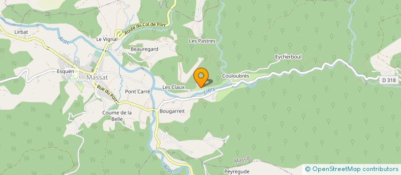localisation de l'entreprise RANKS à MASSAT