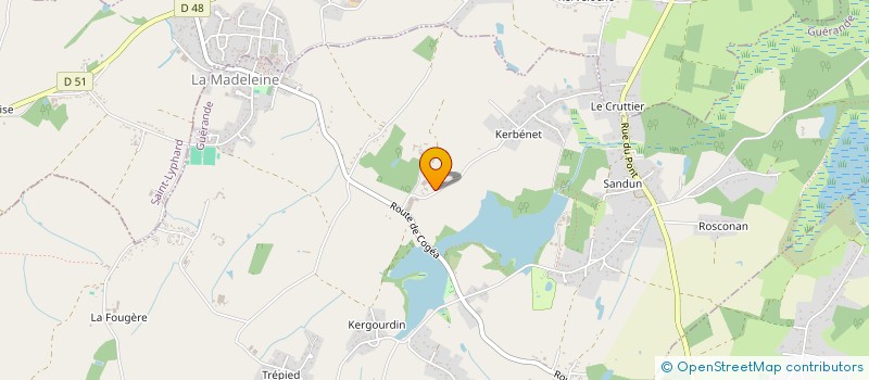 localisation de l'entreprise RANLIEU-MEBRIANT  GUERANDE