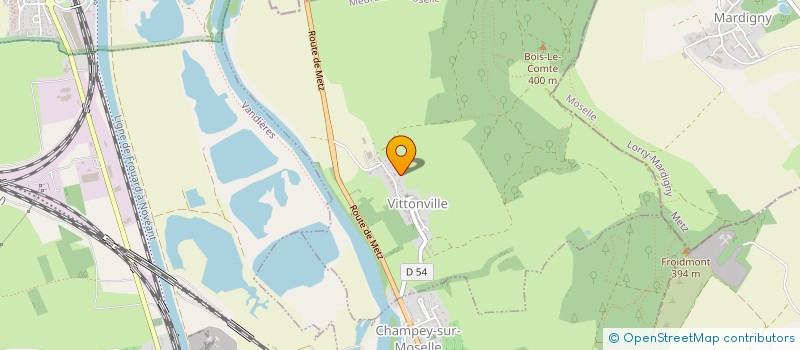 localisation de l'entreprise RANLUS  VITTONVILLE