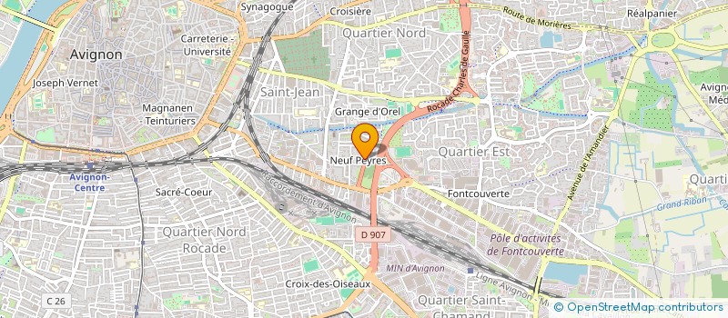 localisation de l'entreprise RANMONREVE BIO  AVIGNON