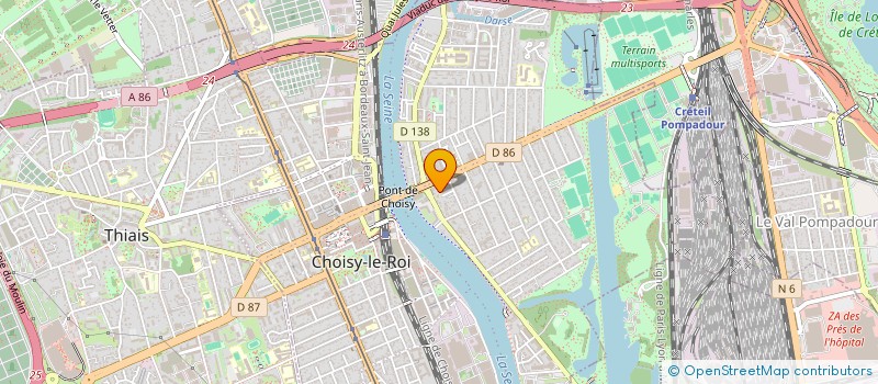 localisation de l'entreprise RANND à CHOISY-LE-ROI