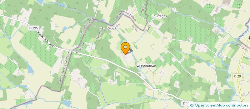 localisation de l'entreprise RANNOU-BERJOU  FOURCES