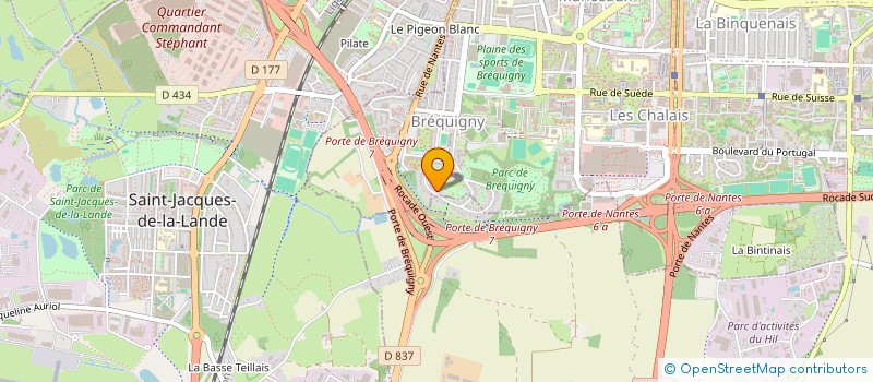 localisation de l'entreprise RANO RARAKU  RENNES