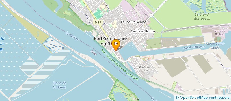 localisation de l'entreprise RANO SANS FRONTIERES à PORT-SAINT-LOUIS-DU-RHONE