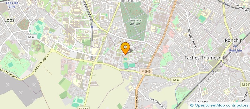 localisation de l'entreprise RANOUTRANS à LILLE