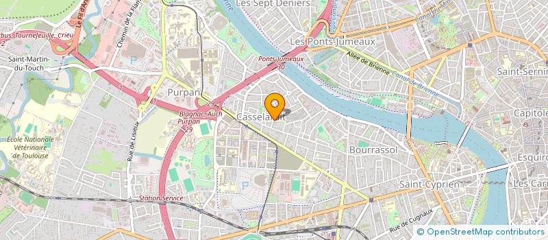 localisation de l'entreprise RANP à TOULOUSE