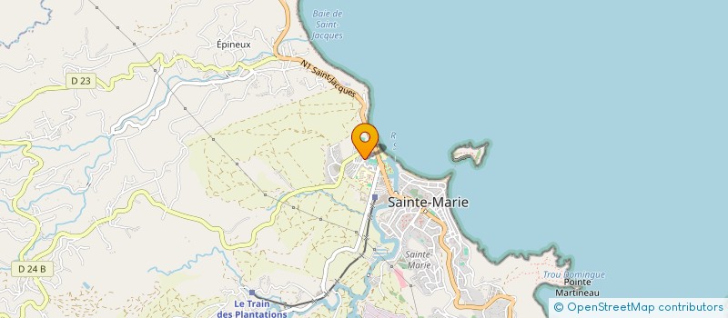 localisation de l'entreprise RANSAY FREDERIC SASU à SAINTE MARIE