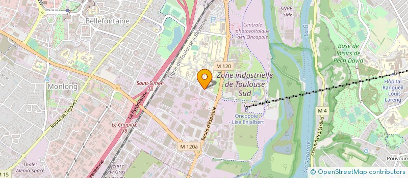 localisation de l'entreprise RANSOMES JACOBSEN FRANCE SA à TOULOUSE