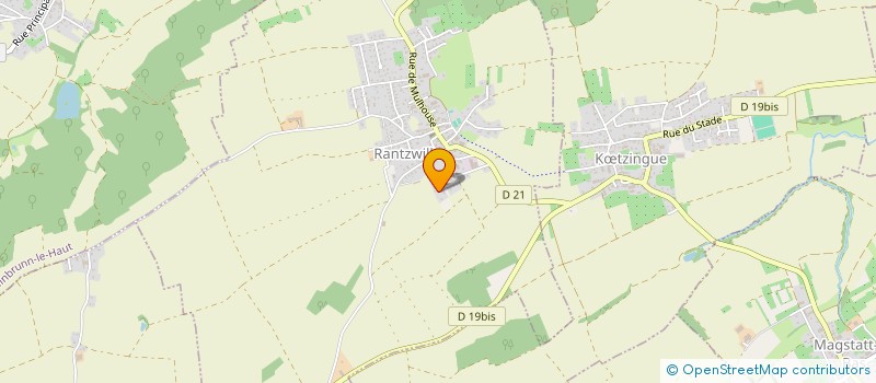 localisation de l'entreprise RANTZ'FITNESS  RANTZWILLER