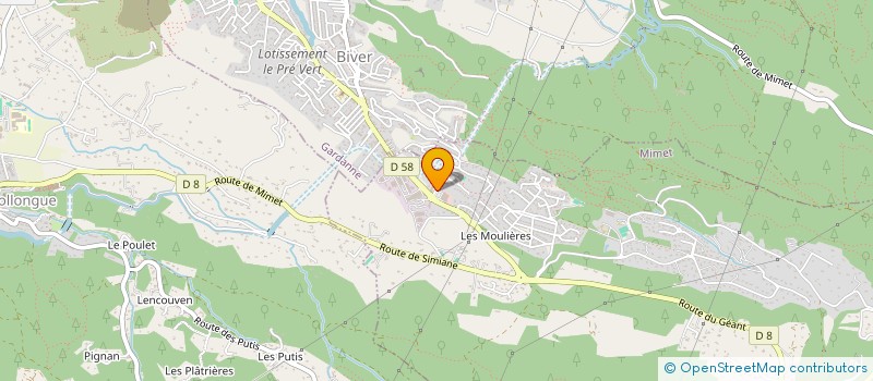 localisation de l'entreprise RANUCCI  MIMET