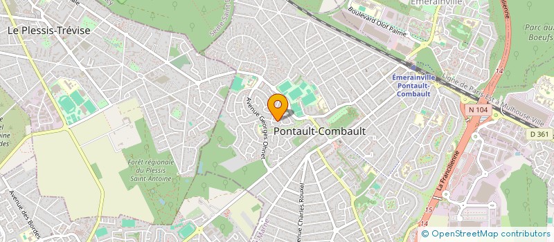 localisation de l'entreprise RANYM CONSULTING à PONTAULT-COMBAULT