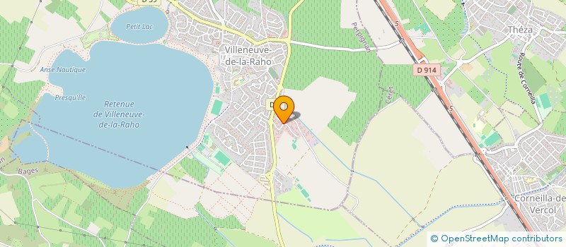 localisation de l'entreprise RAO BIKE  VILLENEUVE-DE-LA-RAHO