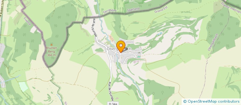 localisation de l'entreprise RAO SIMON  OBERGAILBACH