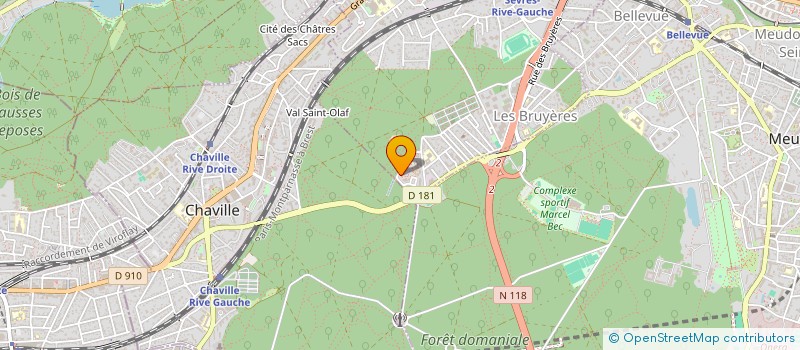 localisation de l'entreprise RAOELY à SEVRES