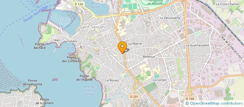 localisation de l'entreprise RAORAM  SAINT-MALO
