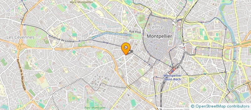 localisation de l'entreprise RAOUF COIFFURE à MONTPELLIER