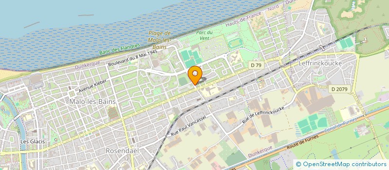 localisation de l'entreprise RAOUL à DUNKERQUE