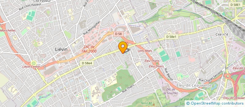 localisation de l'entreprise RAOUL  LIEVIN