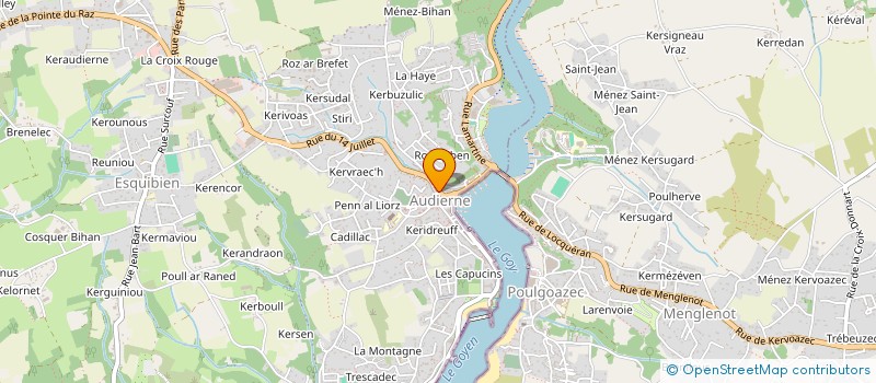 localisation de l'entreprise RAOUL BDS  AUDIERNE