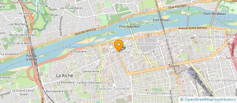 localisation de l'entreprise RAOUL CHAUDRIN  TOURS