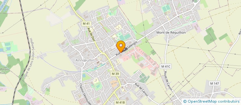 localisation de l'entreprise RAOUL DESCHILDRE SA à ANNŒULLIN