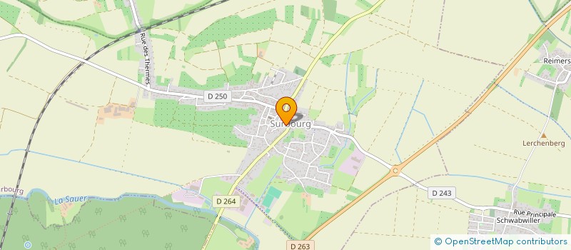 localisation de l'entreprise RAOUL OBERLE  LAMPERTSLOCH