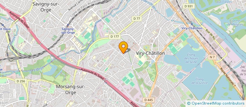 localisation de l'entreprise RAOUL SERVICES à VIRY-CHATILLON