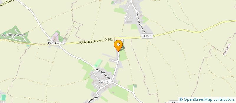 localisation de l'entreprise RAOULT F TRANSPORTS à CAUROIR