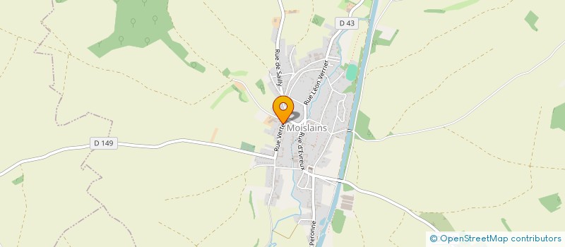 localisation de l'entreprise RAOULT-OUBRY  MOISLAINS