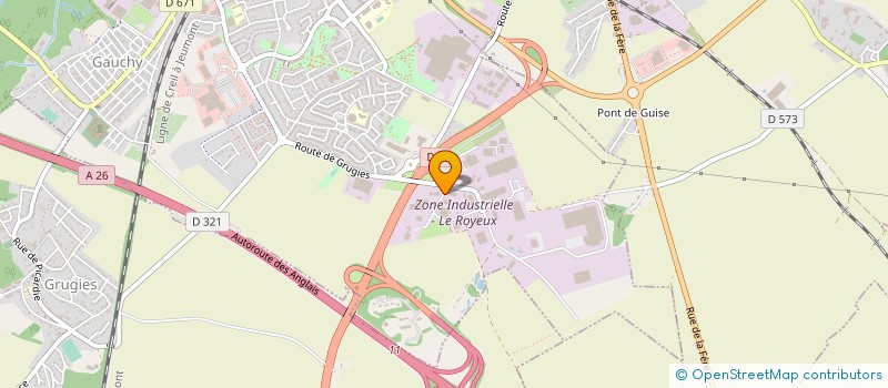 localisation de l'entreprise RAOULT PARTICIPATIONS à GAUCHY