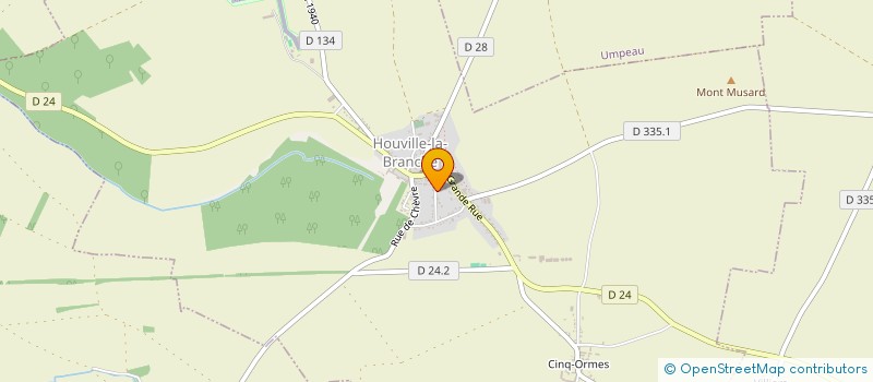 localisation de l'entreprise RAOULT PROTECTION INCENDIE à HOUVILLE-LA-BRANCHE
