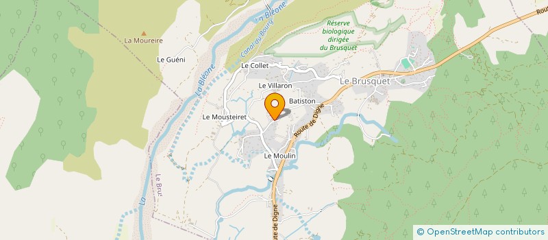 localisation de l'entreprise RAOUX DIDIER à LE BRUSQUET