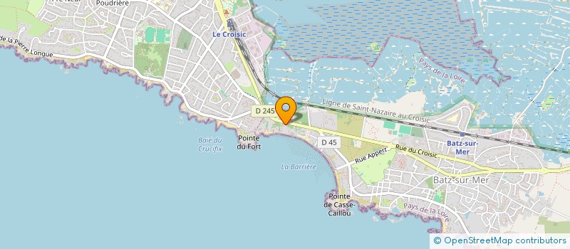 localisation de l'entreprise RAP  BATZ-SUR-MER