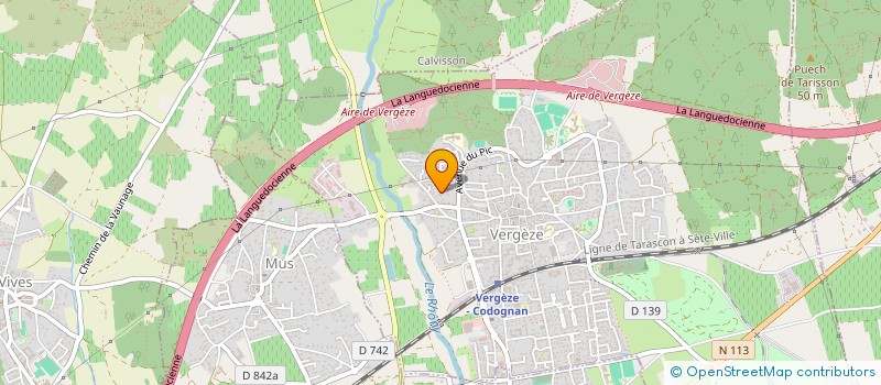 localisation de l'entreprise RAP  VERGEZE